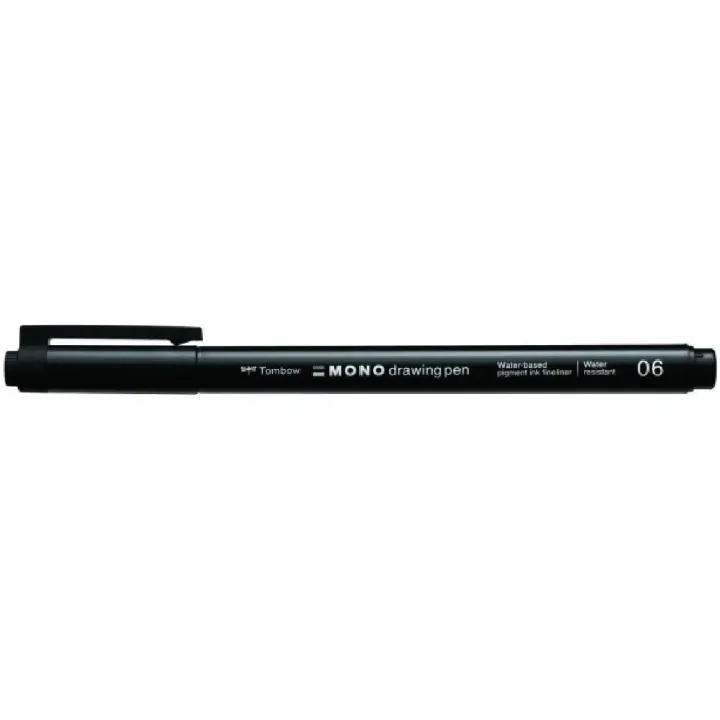 Tombow Crayon feutre MONO drawing pen 0.5 mm, Noir