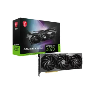 MSI Carte graphique GeForce RTX 4070 Gaming X Slim 12 GB