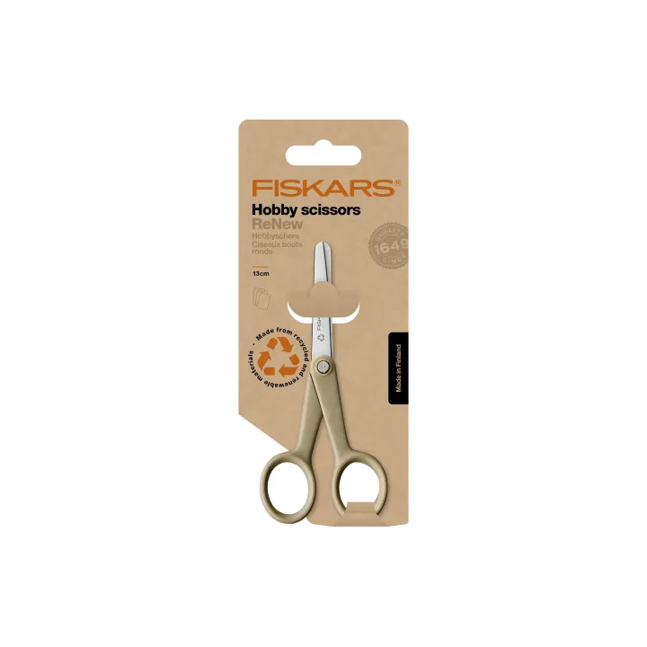 Fiskars Ciseaux ReNew 13 cm, Universel