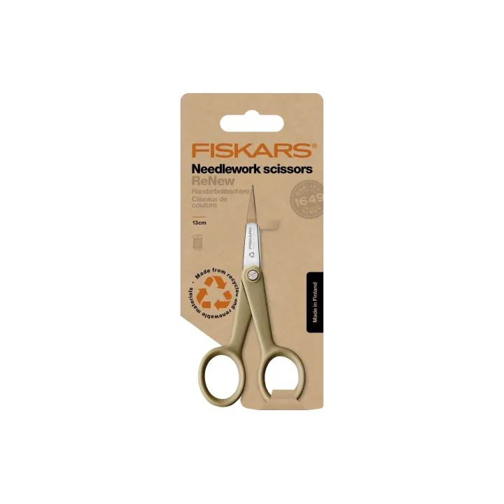 Fiskars Ciseaux ReNew 13 cm, Universel