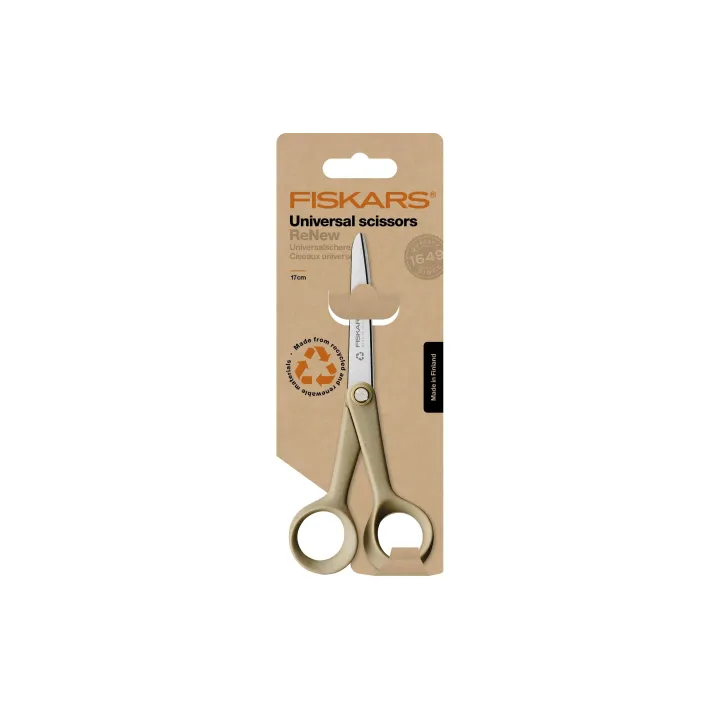 Fiskars Ciseaux ReNew 17 cm, Universel