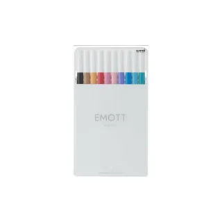 Uni Fineliner Emott Soft Pastell 0.4 mm, set de 10