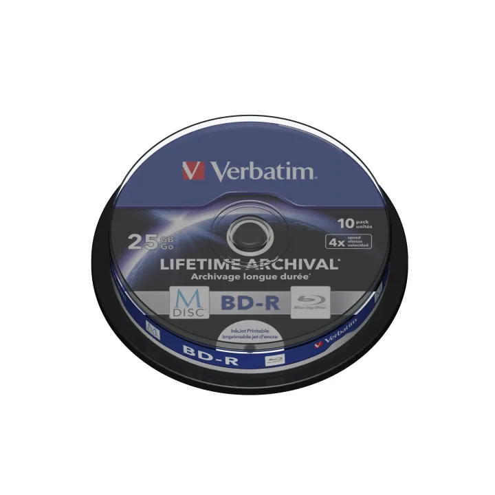 Verbatim BD-R M-Disc 25 GB, tour (10 Pièce-s)