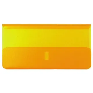 CONNECT Accessoires pour dossiers suspendus pochettes transparentes, 60 mm, jaune, 25 pcs.