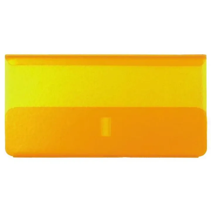 CONNECT Accessoires pour dossiers suspendus pochettes transparentes, 60 mm, jaune, 25 pcs.