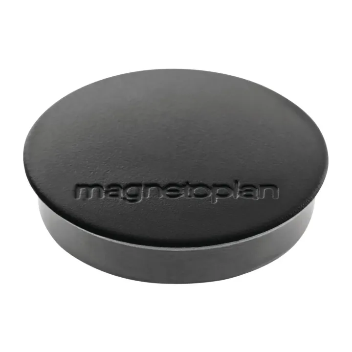 Magnetoplan Aimant Discofix O 3 cm Noir, 10 Pièce-s