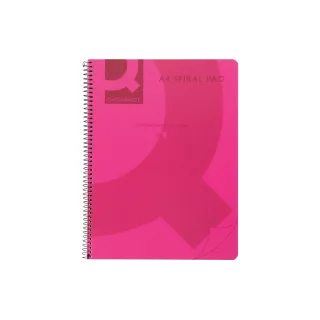 CONNECT Carnet de notes A4+ Rose, paquet de 5