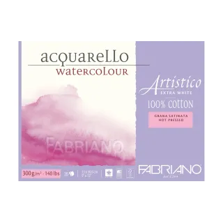 Fabriano Bloc aquarelle Artistico Extra White 23 x 30.5 cm