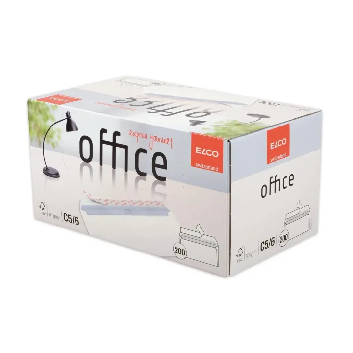 ELCO Enveloppe Office Box C5-6 sans fenêtre, 200 pièces