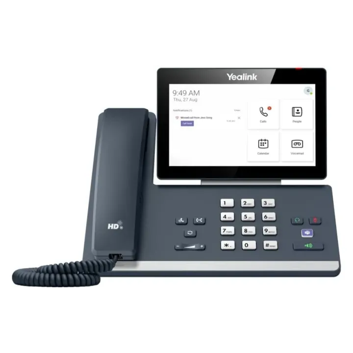 Yealink Téléphone de bureau MP58 Microsoft Teams Gris