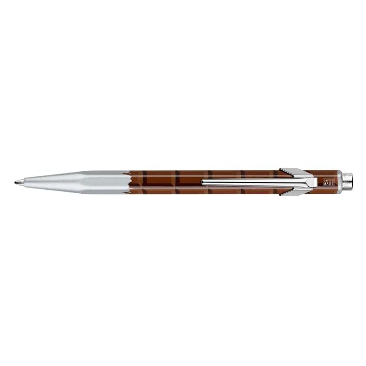 Caran dAche Stylo bille Chocolat Totally Swiss M, avec étui