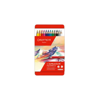 Caran dAche Crayons de couleur Supracolor 12 pièces