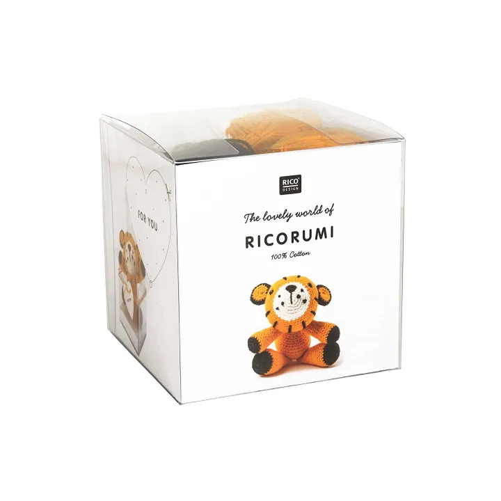 Rico Design Kit de crochet Creative Ricorumi Tigre