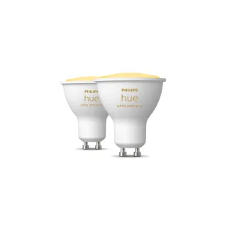Philips Hue Ampoule White Ambiance GU10 pack double 2 x 350 lm