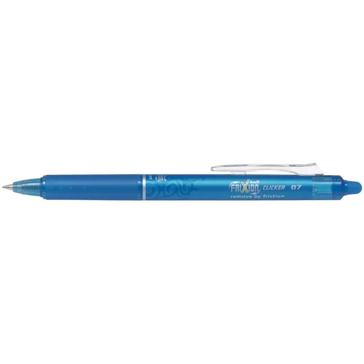 Pilot Stylo à bille roulante FriXion Clicker 0.7 mm, Bleu