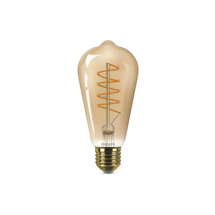 Philips Lampe LEDcla 25W E27 ST64 GOLD D Blanc chaud