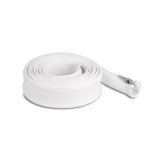 Delock Manchon tressé avec fermeture à glissière 2 m x 30 mm Blanc