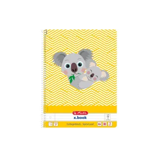 Herlitz Bloc-notes Cute Koala A4 80 feuilles lignées