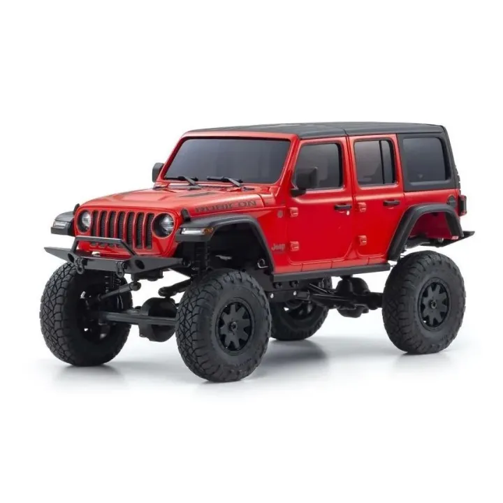 Kyosho Scale Crawler Mini-Z Jeep Wrangler Rubicon, rouge 1:24, ARTR