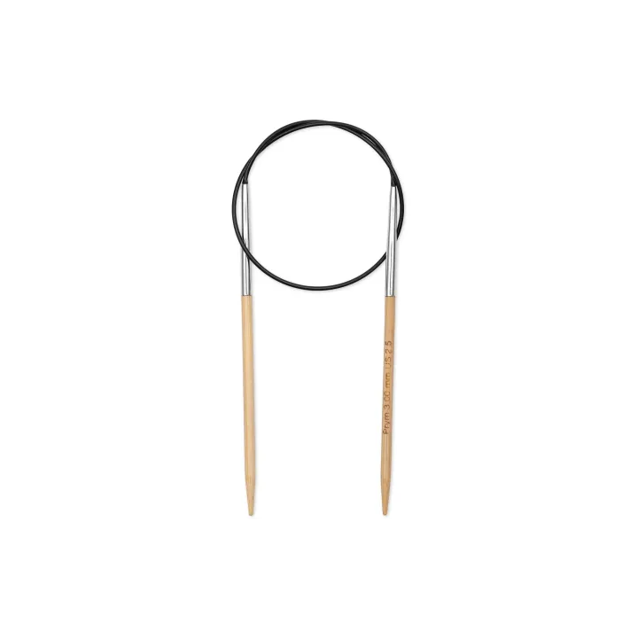 Prym Aiguille à tricoter circulaire Bambou 3.00 mm, 40 cm