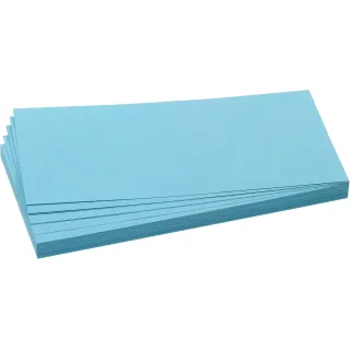 Franken Cartes de présentation 20.5 x 9.5 cm, bleu clair, 500 pièces