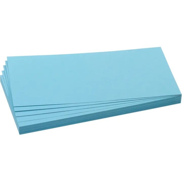 Franken Cartes de présentation 20.5 x 9.5 cm, bleu clair, 500 pièces