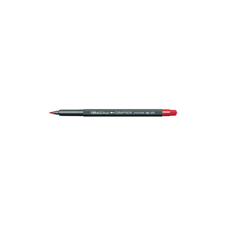 Caran dAche Crayon feutre Fibralo Brush 1 pièce, rouge écarlate