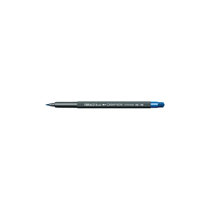 Caran dAche Crayon feutre Fibralo Brush Bleu cobalt, 1 pièce