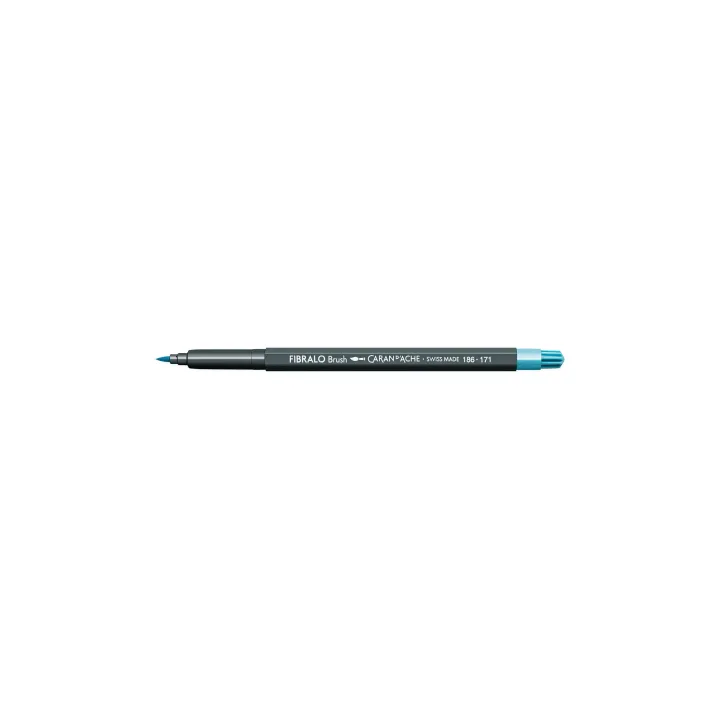 Caran dAche Crayon feutre Fibralo Brush 1 pièce, bleu turquoise