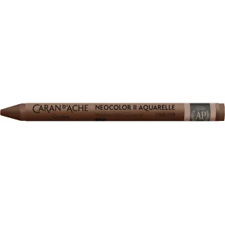 Caran dAche Crayon gras de couleur Neocolor 2 aquarellable Marron