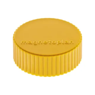 Magnetoplan Aimant Discofix Magnum O 3.4 cm Jaune, 10 Pièce-s