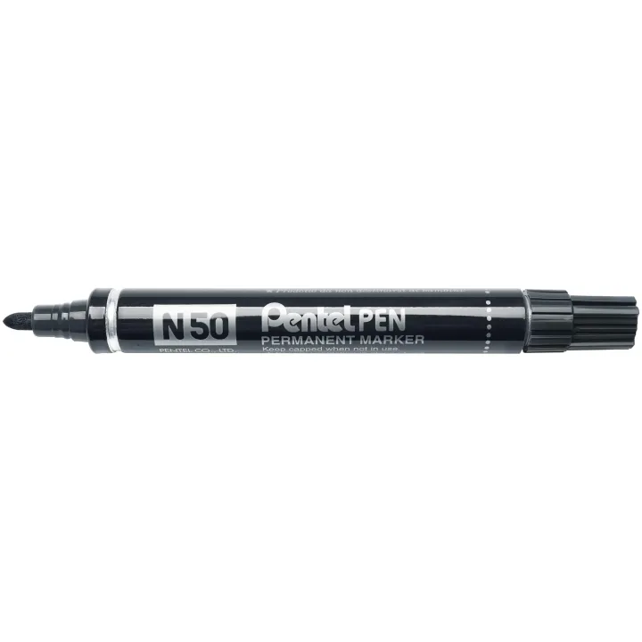 pentel Marqueur indélébile N50 4.3 mm, Noir