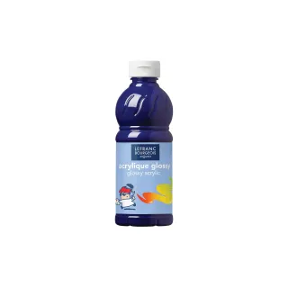 LEFRANC Peinture acrylique Glossy 500 ml, Ultramarine