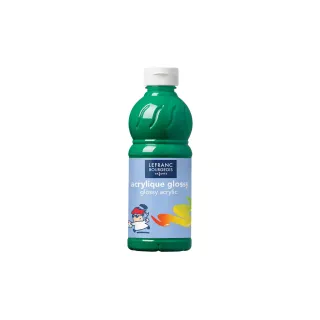 LEFRANC Peinture acrylique Glossy 500 ml, Vert