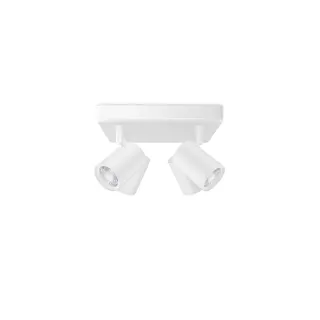 WiZ IMAGEO 4er Spot Tunable White & Color Plafonnier blanc