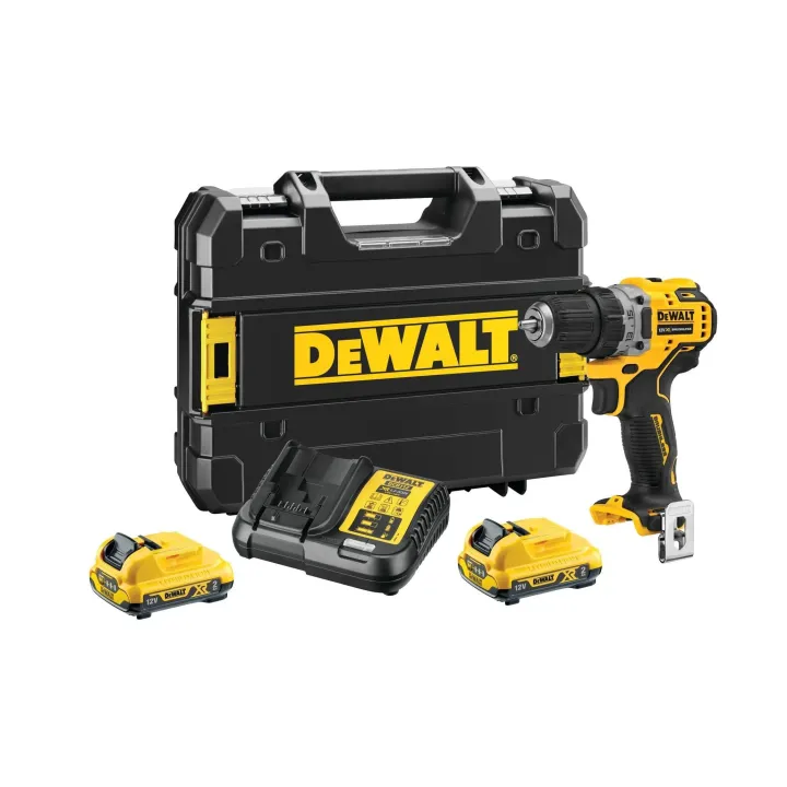 DeWalt Perceuse-visseuse sans fil 12 V, 2 x 2 Ah batterie, kit