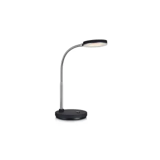 Markslöjd Lampe de bureau Flex, 3000K, 5W, noir-chrome