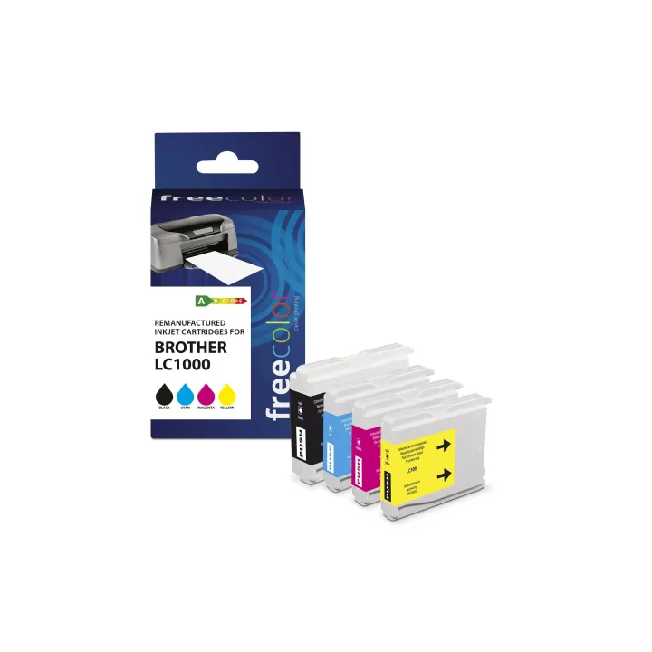 Freecolor Encre Brother LC-1000 Multipack Color