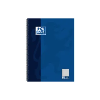 Oxford Cahier Bloc-notes collège A4+, quadrillé, bleu