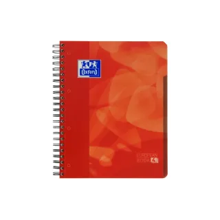 Oxford Carnet de notes A4+, quadrillé, rouge