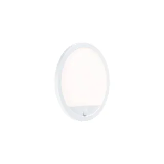 Paulmann Lampe murale Lamina, rond, 14W, 2200-3000K, PIR, blanc