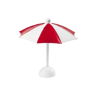HobbyFun Mini ustensiles Parasol rouge-blanc