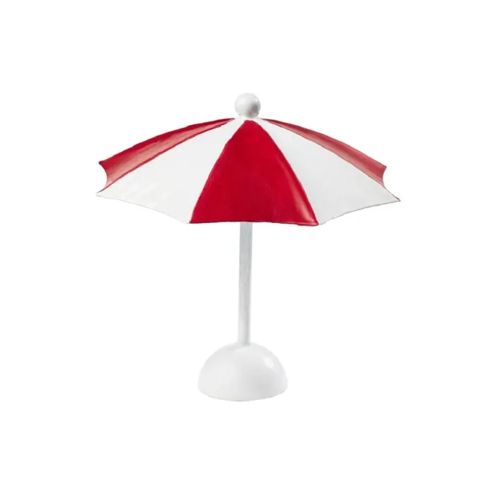 HobbyFun Mini ustensiles Parasol rouge-blanc