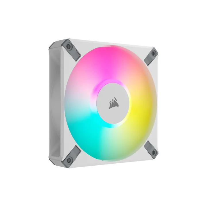 Corsair Ventilateur PC iCUE AF120 RGB Elite Blanc