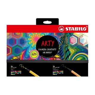 STABILO Pen 68 & Point 88 ARTY Set de 68