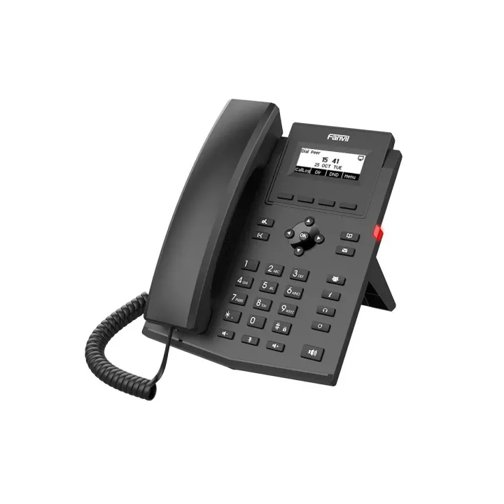 Fanvil Téléphone de bureau X301G Noir