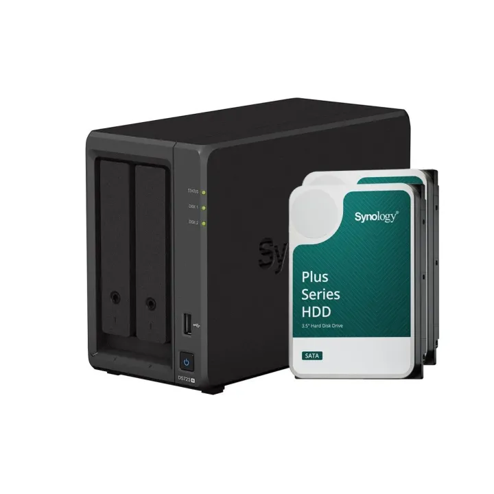 Synology NAS DiskStation DS723+ 2-bay Synology Plus HDD 24 TB