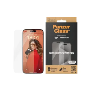 Panzerglass Protection d’écran Classic Fit iPhone 15 Pro