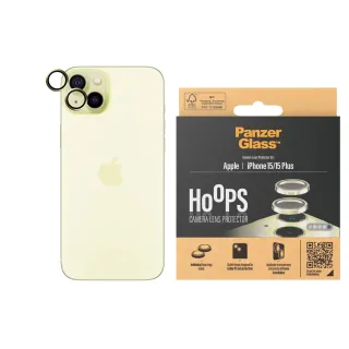 Panzerglass Lens Protector Rings HOOPS iPhone 15 - 15 Plus Jaune