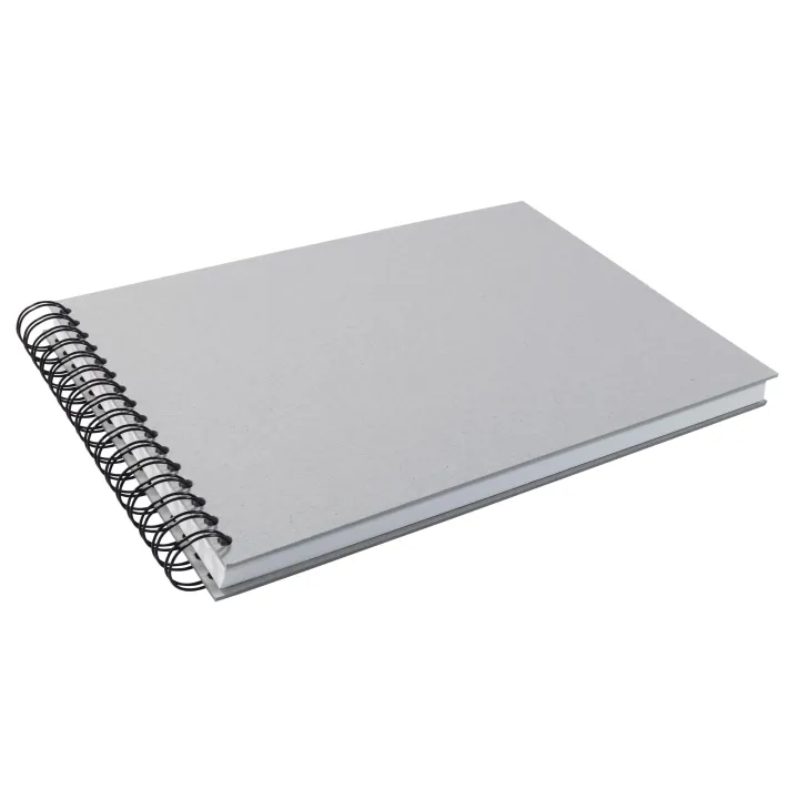 Sigel Carnet de notes A4, Différentes linéatures, Gris